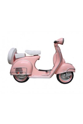 MOTO SCOOTER PARED ROSA